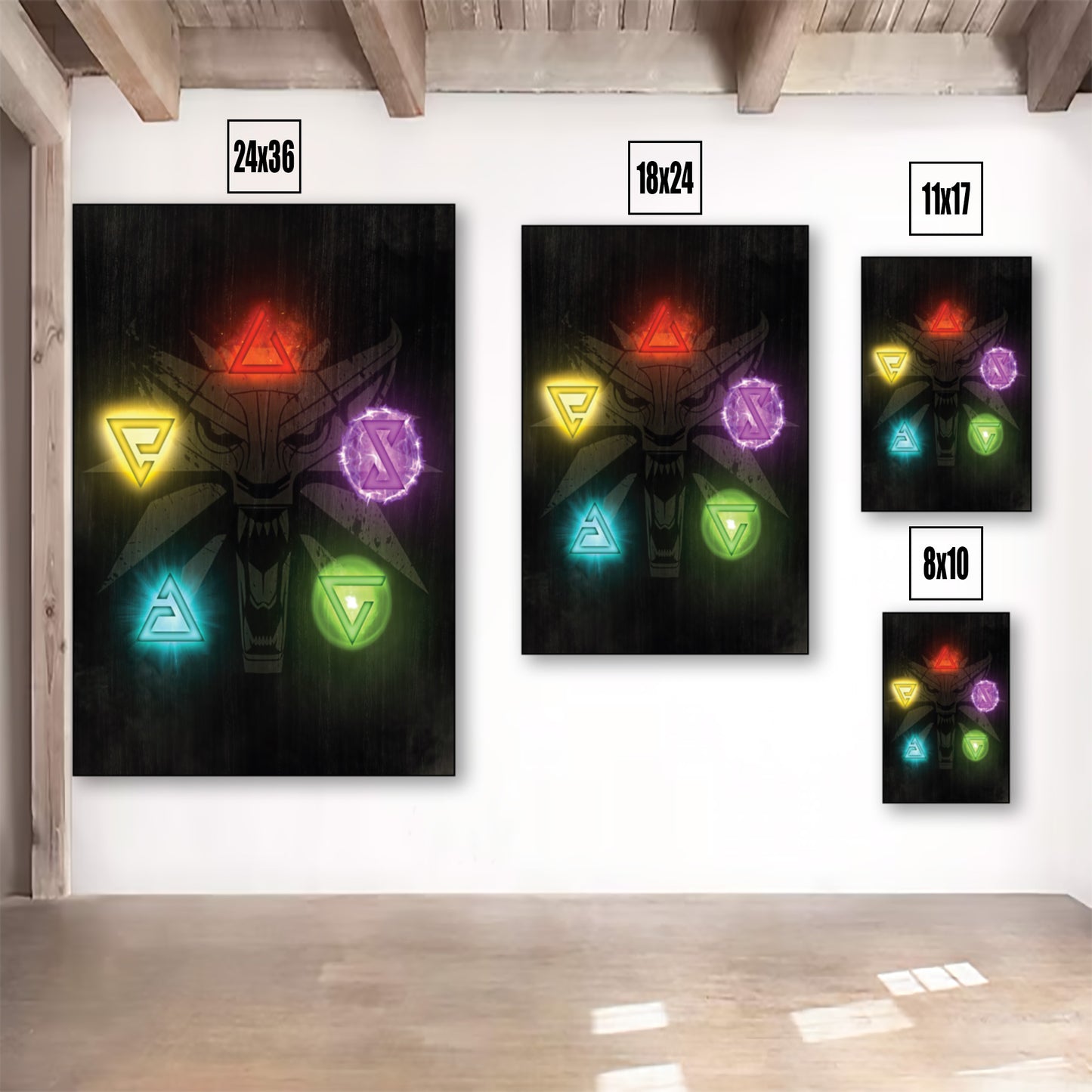 WitcherPowerSigsPosterListingImage-MultiUpVarSizeRoom