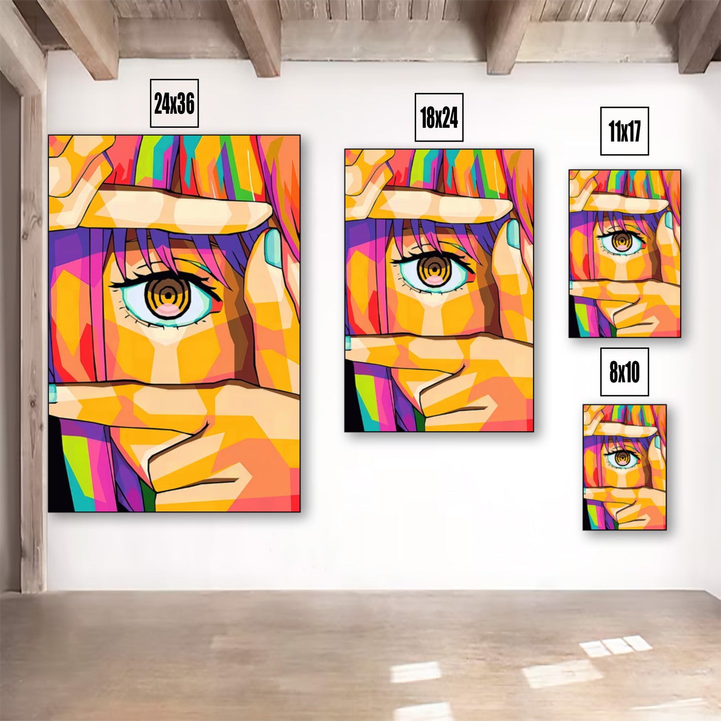 CMMakimaEyePosterListingImage-MultiUpVarSizeRoom