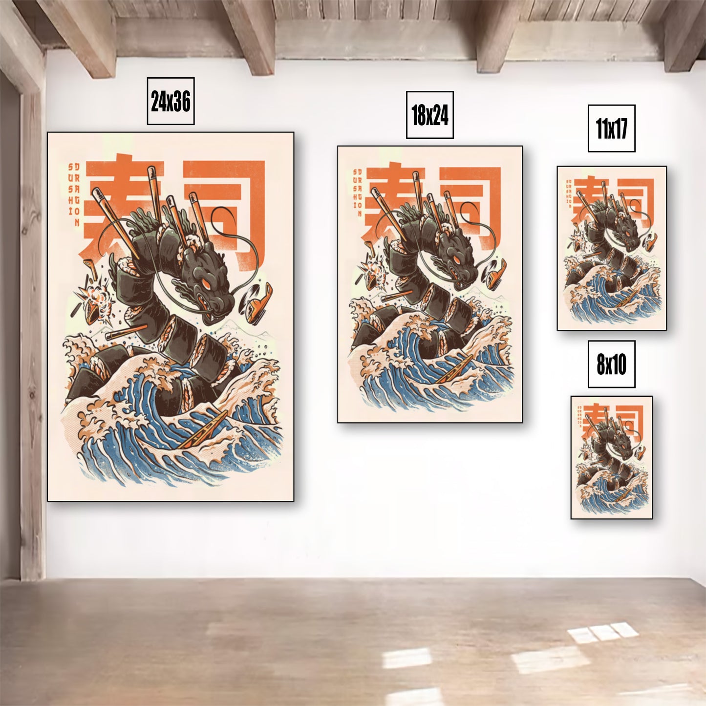 GreatSushiDragonPosterListingImage-MultiUpVarSizeRoom