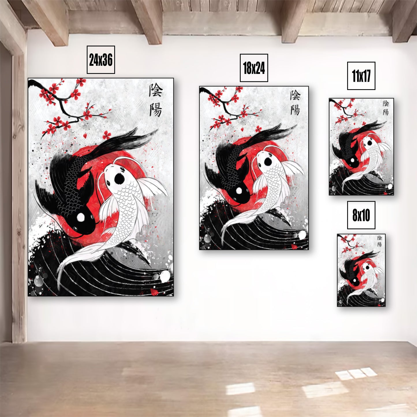 KoiYinYangPosterListingImage-MultiUpVarSizeRoom