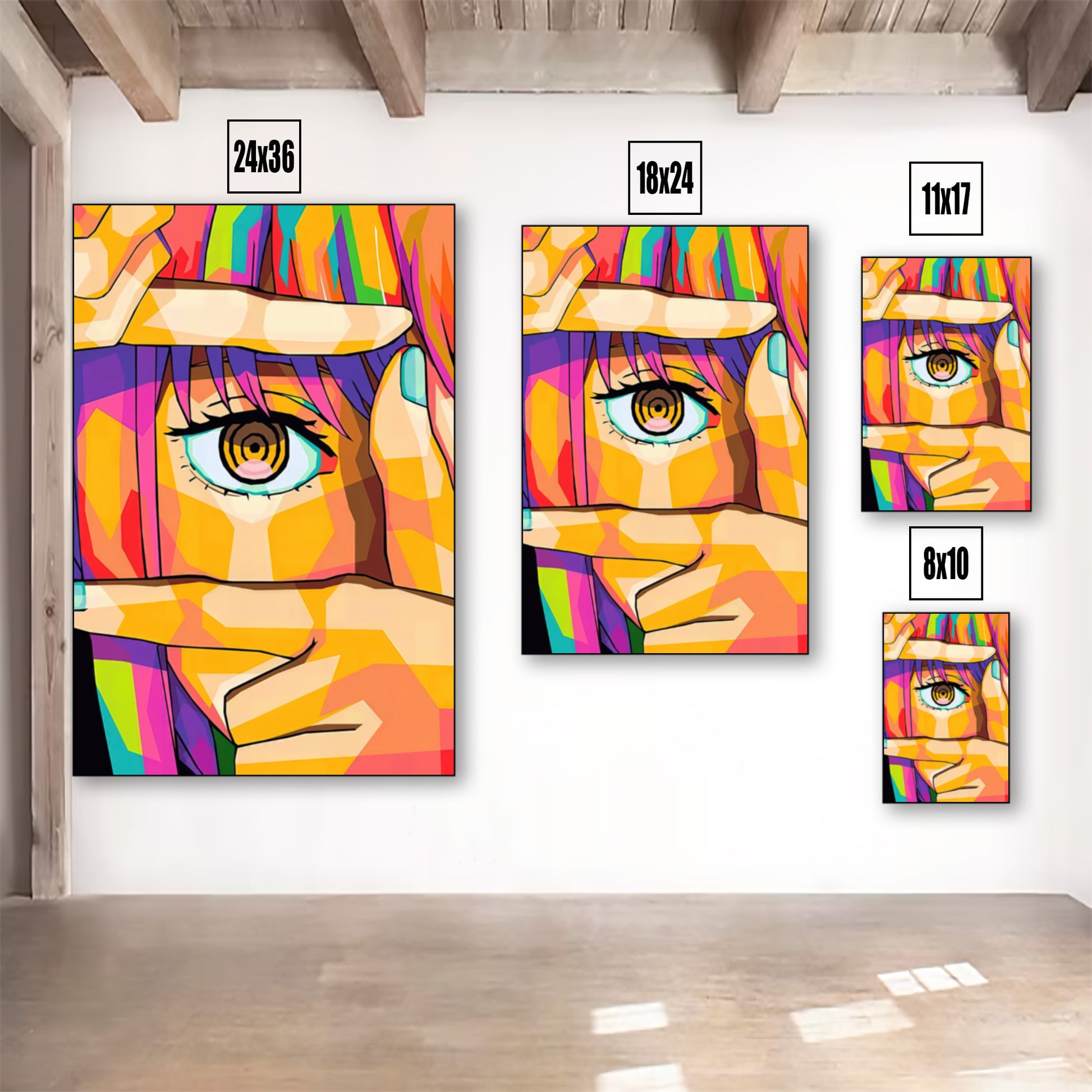 CMMakimaEyePosterListingImage-MultiUpVarSizeRoom