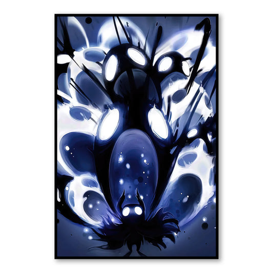 Hollow Knight Void Explosion Poster – Epic Boss Battle Wall Art close-up of full artwork